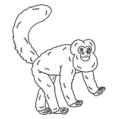 Sakallı bir Saki Maymun Hayvanı 'nın sevimli ve komik renkli sayfası. Çocuklar için saatlerce boyama eğlencesi sağlıyor. Renklendirmek için, bu sayfa çok kolaydır. Küçük çocuklar ve yeni yürümeye başlayanlar için uygun..