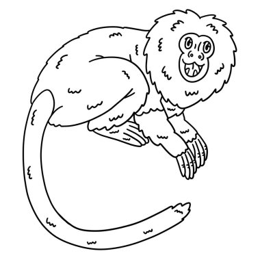 Siyah Aslan Tamarin Maymunu 'nun sevimli ve komik renkli sayfası. Çocuklar için saatlerce boyama eğlencesi sağlıyor. Renklendirmek için, bu sayfa çok kolaydır. Küçük çocuklar ve yeni yürümeye başlayanlar için uygun..