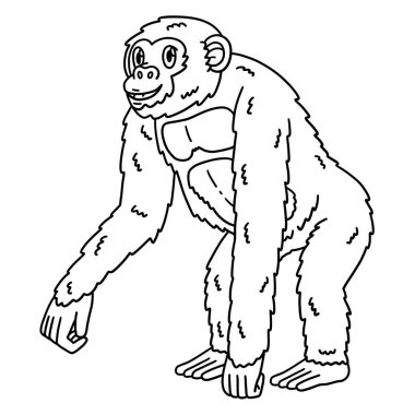 Bonobo Büyük Maymun Hayvanı 'nın sevimli ve komik renkli sayfası. Çocuklar için saatlerce boyama eğlencesi sağlıyor. Renklendirmek için, bu sayfa çok kolaydır. Küçük çocuklar ve yeni yürümeye başlayanlar için uygun..