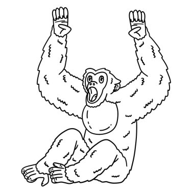 Siamang Maymun Hayvanı 'nın sevimli ve komik renkli sayfası. Çocuklar için saatlerce boyama eğlencesi sağlıyor. Renk, bu sayfa çok kolay. Küçük çocuklar ve yeni yürümeye başlayanlar için uygun..