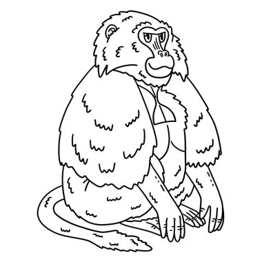Bir Gelada Maymun Hayvanı 'nın sevimli ve komik renkli sayfası. Çocuklar için saatlerce boyama eğlencesi sağlıyor. Renklendirmek için, bu sayfa çok kolaydır. Küçük çocuklar ve yeni yürümeye başlayanlar için uygun..