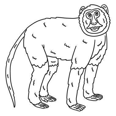 Patas Maymun Hayvanı 'nın sevimli ve komik renkli sayfası. Çocuklar için saatlerce boyama eğlencesi sağlıyor. Renklendirmek için, bu sayfa çok kolaydır. Küçük çocuklar ve yeni yürümeye başlayanlar için uygun..