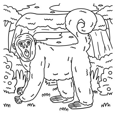 Tüylü Maymun 'un sevimli ve komik renkli sayfası. Çocuklar için saatlerce boyama eğlencesi sağlıyor. Renklendirmek için, bu sayfa çok kolaydır. Küçük çocuklar ve yeni yürümeye başlayanlar için uygun..