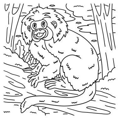 Pamuk Top Tamarin Maymunu 'nun sevimli ve komik renkli sayfası. Çocuklar için saatlerce boyama eğlencesi sağlıyor. Renklendirmek için, bu sayfa çok kolaydır. Küçük çocuklar ve yeni yürümeye başlayanlar için uygun..