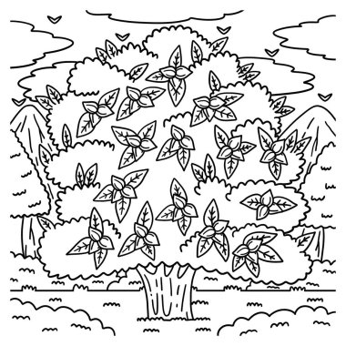 Ceviz ağacının sevimli ve komik renkli sayfası. Çocuklar için saatlerce boyama eğlencesi sağlıyor. Renklendirmek için, bu sayfa çok kolaydır. Küçük çocuklar ve yeni yürümeye başlayanlar için uygun..