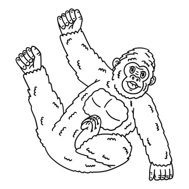 Goril Hayvan Asma 'nın şirin ve komik renkli bir sayfası. Çocuklar için saatlerce boyama eğlencesi sağlıyor. Renklendirmek için, bu sayfa çok kolaydır. Küçük çocuklar ve yeni yürümeye başlayanlar için uygun..