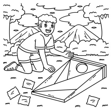 Cornhole Boy 'un hazırladığı sevimli ve komik renkli bir sayfa. Çocuklar için saatlerce boyama eğlencesi sağlıyor. Bu sayfayı boyamak çok kolaydır. Küçük çocuklar ve yeni yürümeye başlayanlar için uygun..