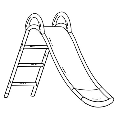 Bir oyun parkı slaytının sevimli ve komik renkli bir sayfası. Çocuklar için saatlerce boyama eğlencesi sağlıyor. Renklendirmek için, bu sayfa çok kolaydır. Küçük çocuklar ve yeni yürümeye başlayanlar için uygun..