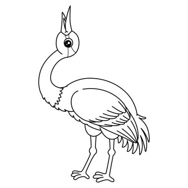 Kuş Turnası 'nın şirin ve komik renkli bir sayfası. Çocuklar için saatlerce boyama eğlencesi sağlıyor. Renklendirmek için, bu sayfa çok kolaydır. Küçük çocuklar ve yeni yürümeye başlayanlar için uygun.. 