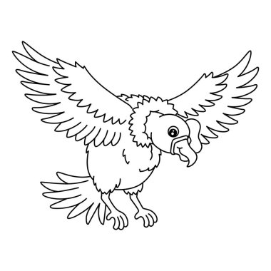 And Akbabası 'nın sevimli ve komik renkli sayfası. Çocuklar için saatlerce boyama eğlencesi sağlıyor. Renklendirmek için, bu sayfa çok kolaydır. Küçük çocuklar ve yeni yürümeye başlayanlar için uygun.. 