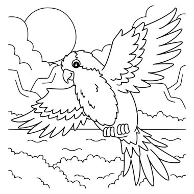 Kuş keşişi muhabbetkuşunun sevimli ve komik renkli sayfası. Çocuklar için saatlerce boyama eğlencesi sağlıyor. Renklendirmek için, bu sayfa çok kolaydır. Küçük çocuklar ve yeni yürümeye başlayanlar için uygun.. 