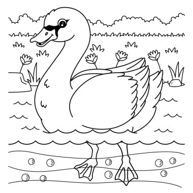 Beyaz Kuğu 'nun sevimli ve komik renkli bir sayfası. Çocuklar için saatlerce boyama eğlencesi sağlıyor. Renklendirmek için, bu sayfa çok kolaydır. Küçük çocuklar ve yeni yürümeye başlayanlar için uygun.. 