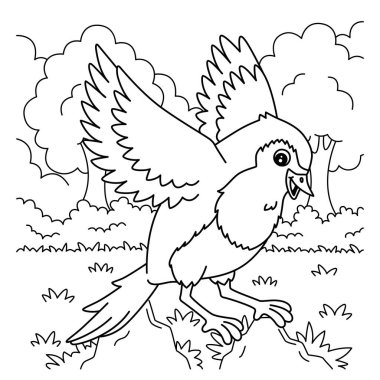 Avrupalı Kuş Robin 'in şirin ve komik renkli bir sayfası. Çocuklar için saatlerce boyama eğlencesi sağlıyor. Renklendirmek için, bu sayfa çok kolaydır. Küçük çocuklar ve yeni yürümeye başlayanlar için uygun.. 