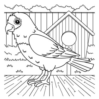 Bird Conure 'un şirin ve komik renkli sayfası. Çocuklar için saatlerce boyama eğlencesi sağlıyor. Renklendirmek için, bu sayfa çok kolaydır. Küçük çocuklar ve yeni yürümeye başlayanlar için uygun.. 