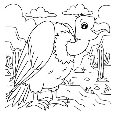 Kuş Akbaba 'nın sevimli ve komik renkli sayfası. Çocuklar için saatlerce boyama eğlencesi sağlıyor. Renklendirmek için, bu sayfa çok kolaydır. Küçük çocuklar ve yeni yürümeye başlayanlar için uygun.. 