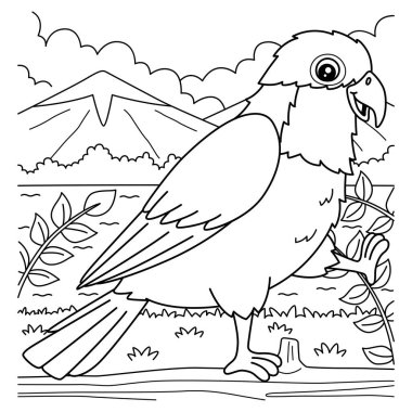 Bird Caique 'in şirin ve komik renkli sayfası. Çocuklar için saatlerce boyama eğlencesi sağlıyor. Renklendirmek için, bu sayfa çok kolaydır. Küçük çocuklar ve yeni yürümeye başlayanlar için uygun.. 