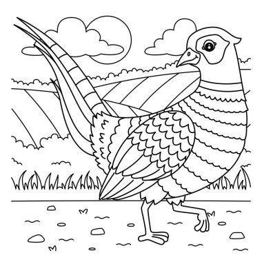 Bird Common Sülünü 'nün sevimli ve komik renkli bir sayfası. Çocuklar için saatlerce boyama eğlencesi sağlıyor. Renklendirmek için, bu sayfa çok kolaydır. Küçük çocuklar ve yeni yürümeye başlayanlar için uygun.. 