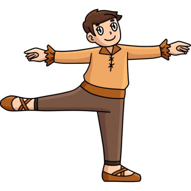 Bu karikatür, Bale Danseur 'un Fondu çizimini gösteriyor.