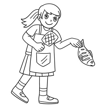 Mangal ve ızgara Kız Tutucu Balık 'ın şirin ve komik renkli bir sayfası. Çocuklar için saatlerce boyama eğlencesi sağlıyor. Bu sayfayı boyamak çok kolaydır. Küçük çocuklar ve yeni yürümeye başlayanlar için uygun..