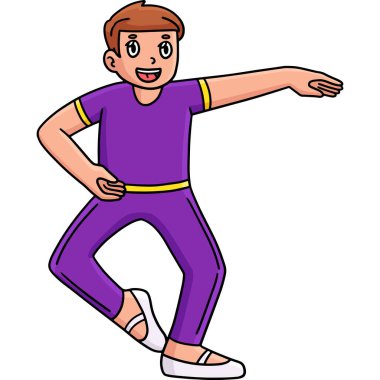 Bu karikatür, Zıplayan Adım illüstrasyonunda Bale Danseur 'u gösteriyor.