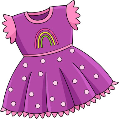 Bu karikatür klip Bebek Duşu Bebek Elbisesi Çizimi