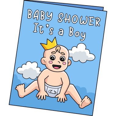 Bu karikatür, bir Bebek Duşu 'nu gösteriyor. O bir Erkek çizimi.