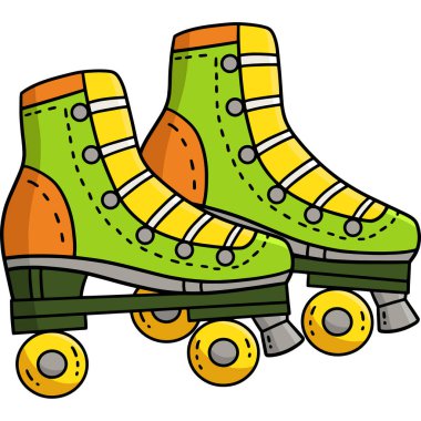 Bu karikatür parçası bir paten çizimi gösteriyor.