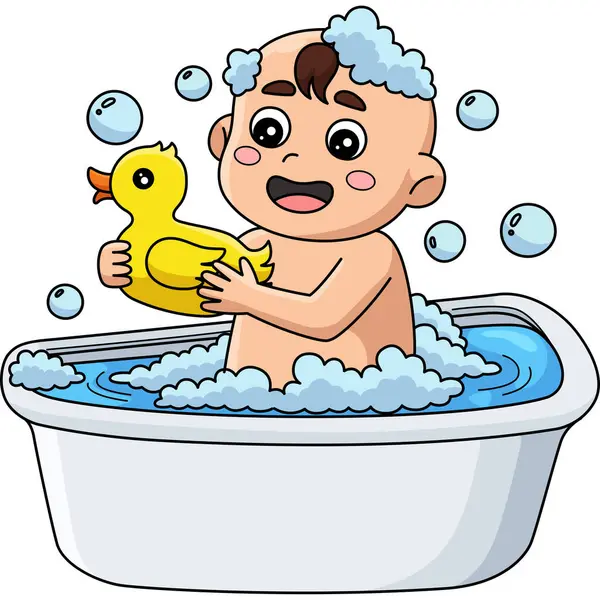 Bu karikatür, Bebek Duşu Bebek Duşu illüstrasyonunu gösteriyor.