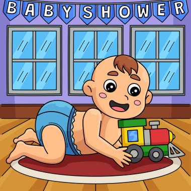 Bu karikatür klibinde Bebek Duşu Bebeği Oyuncaklarla Oynuyor