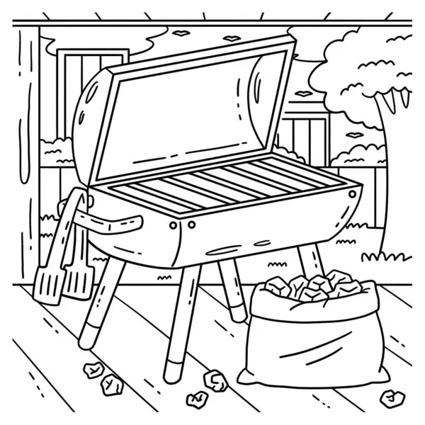 Mangal, ızgara ve kömürün şirin ve komik renkli sayfası. Çocuklar için saatlerce boyama eğlencesi sağlıyor. Bu sayfayı boyamak çok kolaydır. Küçük çocuklar ve yeni yürümeye başlayanlar için uygun..