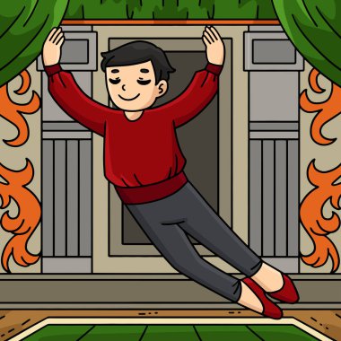 Bu karikatür klibinde Bale Danseur 'un 