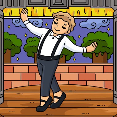 Bu karikatür klibinde bir Bale Dansçısı çizimi var.