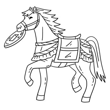 At Isırma Yılı 'nın sevimli ve komik renkli sayfası. Çocuklar için saatlerce boyama eğlencesi sağlıyor. Renklendirmek için, bu sayfa çok kolaydır. Küçük çocuklar ve yeni yürümeye başlayanlar için uygun..