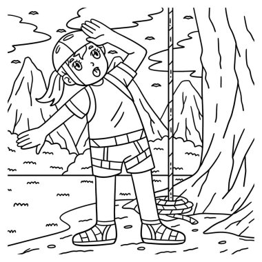 Foot of the Rock 'taki kayacı kızın sevimli ve komik renkli bir sayfası. Çocuklar için saatlerce boyama eğlencesi sağlıyor. Renklendirmek için, bu sayfa çok kolaydır. Küçük çocuklar ve yeni yürümeye başlayanlar için uygun..