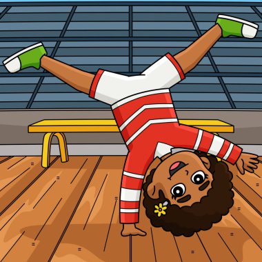 Bu karikatür klip, amigo kızların ponpon kızlarını gösteriyor.