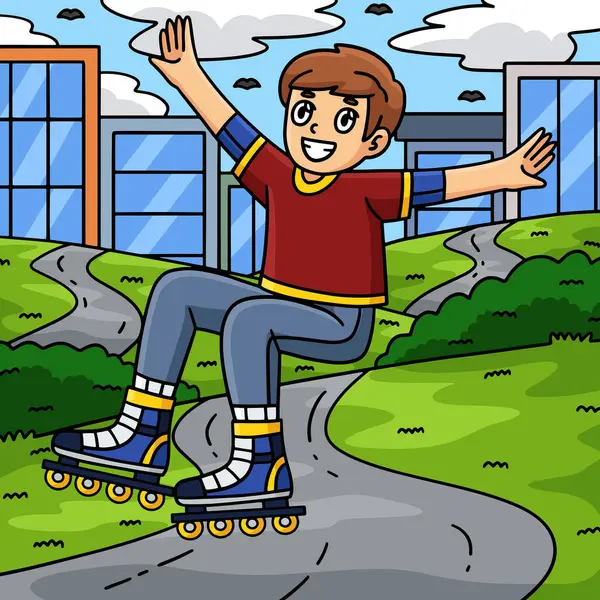 Bu karikatür, Yerden Atlayan İç Patenci 'yi gösteriyor.