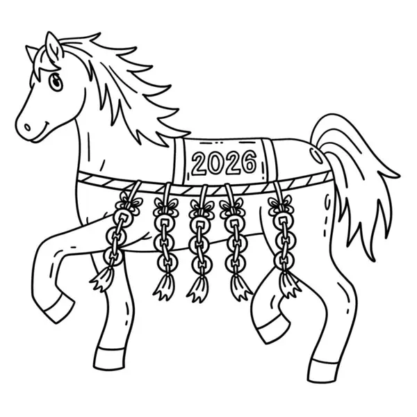 At Yılı 2026 ve Feng Shui 'nin sevimli ve komik renkli sayfası. Çocuklar için saatlerce boyama eğlencesi sağlıyor. Renklendirmek için, bu sayfa çok kolaydır. Küçük çocuklar ve yeni yürümeye başlayanlar için uygun..