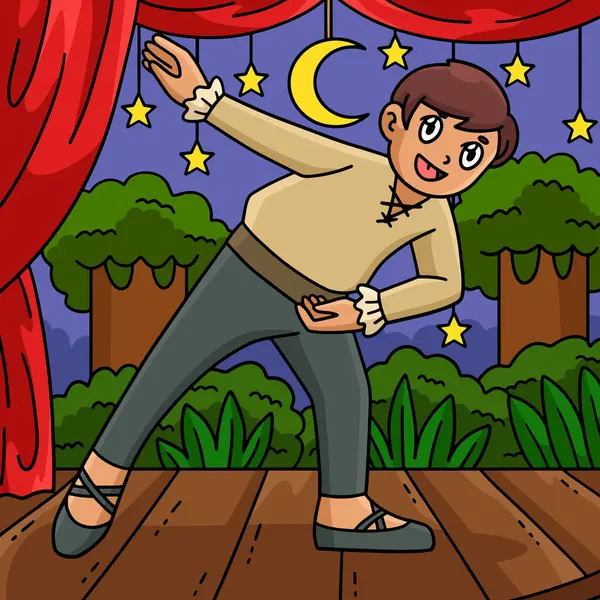 Bu karikatür klibinde bir Bale Danseur Yayı illüstrasyonu var.