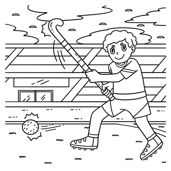 Saha Hokeyi Oyuncusunun topa vuran sevimli ve komik renkli bir sayfası. Çocuklar için saatlerce boyama eğlencesi sağlıyor. Bu sayfayı boyamak çok kolaydır. Küçük çocuklar ve yeni yürümeye başlayanlar için uygun..