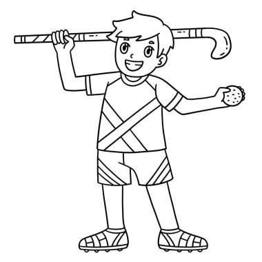 Saha Hokeyi Oyuncusu ve Hokey Sopası 'nın sevimli ve komik renkli sayfası. Çocuklar için saatlerce boyama eğlencesi sağlıyor. Bu sayfayı boyamak çok kolaydır. Küçük çocuklar ve yeni yürümeye başlayanlar için uygun.. 