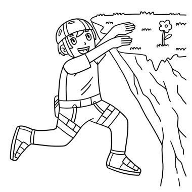 Kayanın Kıyısında Asılı Kaya Çocuğu 'nun şirin ve komik renkli bir sayfası. Çocuklar için saatlerce boyama eğlencesi sağlıyor. Bu sayfayı boyamak çok kolaydır. Küçük çocuklar ve yeni yürümeye başlayanlar için uygun..