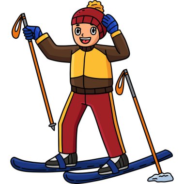 Bu karikatür, bir kayakçının Bonnet çizimini göstermektedir..