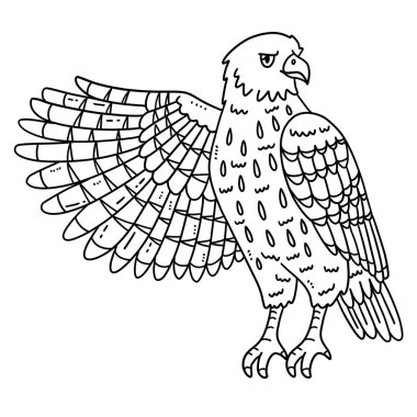 Bir Orman Hayvanı Şahini 'nin sevimli ve komik renkli sayfası. Çocuklar için saatlerce boyama eğlencesi sağlıyor. Bu sayfayı boyamak çok kolaydır. Küçük çocuklar ve yeni yürümeye başlayanlar için uygun.. 