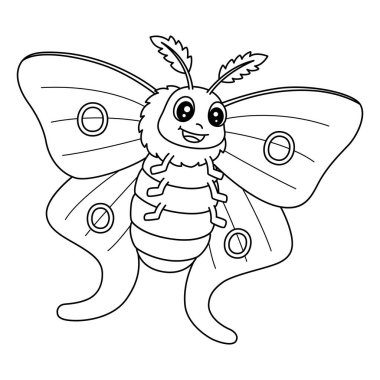 Bir Böcek Ay Güvesi Hayvanı 'nın sevimli ve komik renkli sayfası. Çocuklar için saatlerce boyama eğlencesi sağlıyor. Bu sayfayı boyamak çok kolaydır. Küçük çocuklar ve yeni yürümeye başlayanlar için uygun..