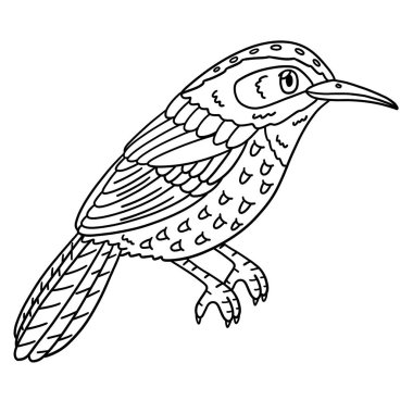 Kaktüs Wren Hayvanı 'nın sevimli ve komik renkli bir sayfası. Çocuklar için saatlerce boyama eğlencesi sağlıyor. Bu sayfayı boyamak çok kolaydır. Küçük çocuklar ve yeni yürümeye başlayanlar için uygun.. 