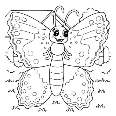 Boyalı Bayan Kelebek 'in sevimli ve komik renkli sayfası. Çocuklar için saatlerce boyama eğlencesi sağlıyor. Bu sayfayı boyamak çok kolaydır. Küçük çocuklar ve yeni yürümeye başlayanlar için uygun..