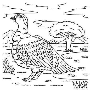 Desert Crowned Sandgrouse 'un sevimli ve komik renkli sayfası. Çocuklar için saatlerce boyama eğlencesi sağlıyor. Bu sayfayı boyamak çok kolaydır. Küçük çocuklar ve yeni yürümeye başlayanlar için uygun.. 