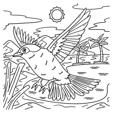 Çöl Serçesi Hayvanı 'nın sevimli ve komik renkli sayfası. Çocuklar için saatlerce boyama eğlencesi sağlıyor. Bu sayfayı boyamak çok kolaydır. Küçük çocuklar ve yeni yürümeye başlayanlar için uygun.. 