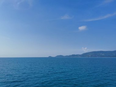 Güzel deniz manzarası. doğa arkaplanı 