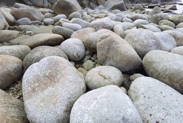 Steine Strand Aus Nächster Nähe — Stockfoto